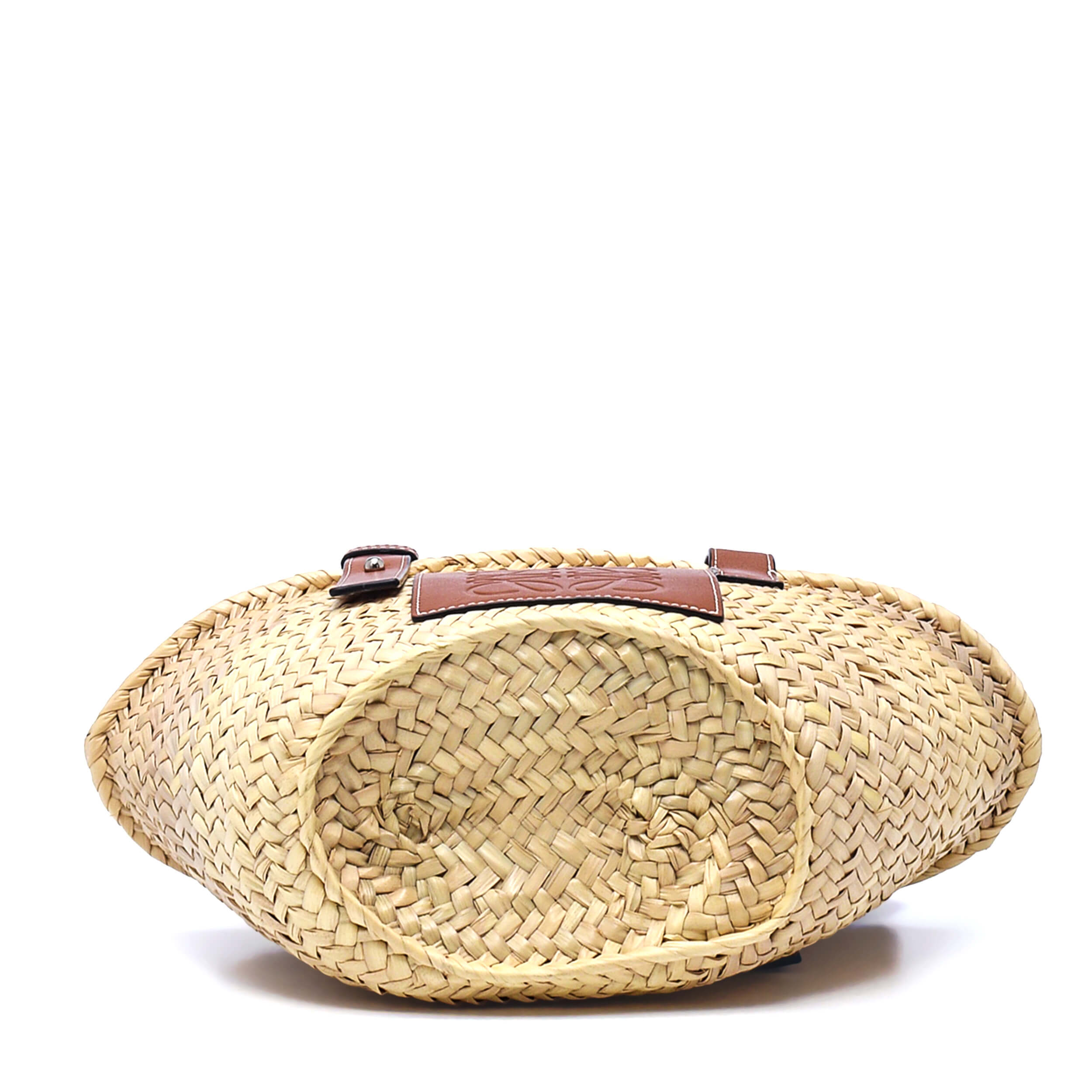 Loewe - Raffia Small Basket Tote Bag